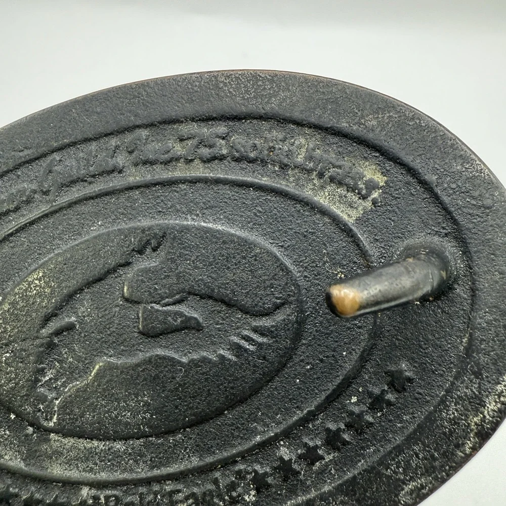 Cowboy Belt Buckle Brass Bald Eagle Western Patriotic‎ Mens 1970 Vintage